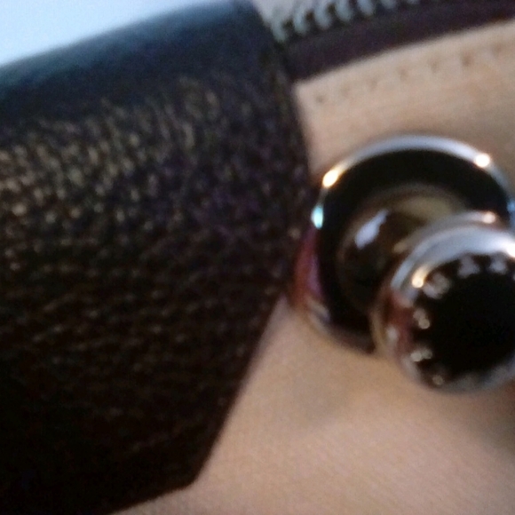 BCBGMaxAzria Black and Cream Clutch with Elegant Design